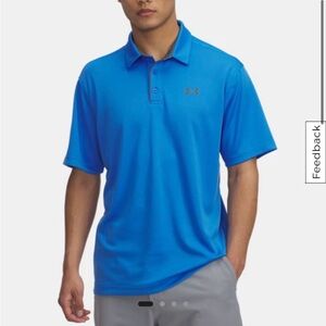 Under Armour UA CoolTech Golf Polo Polo Bright Blue S